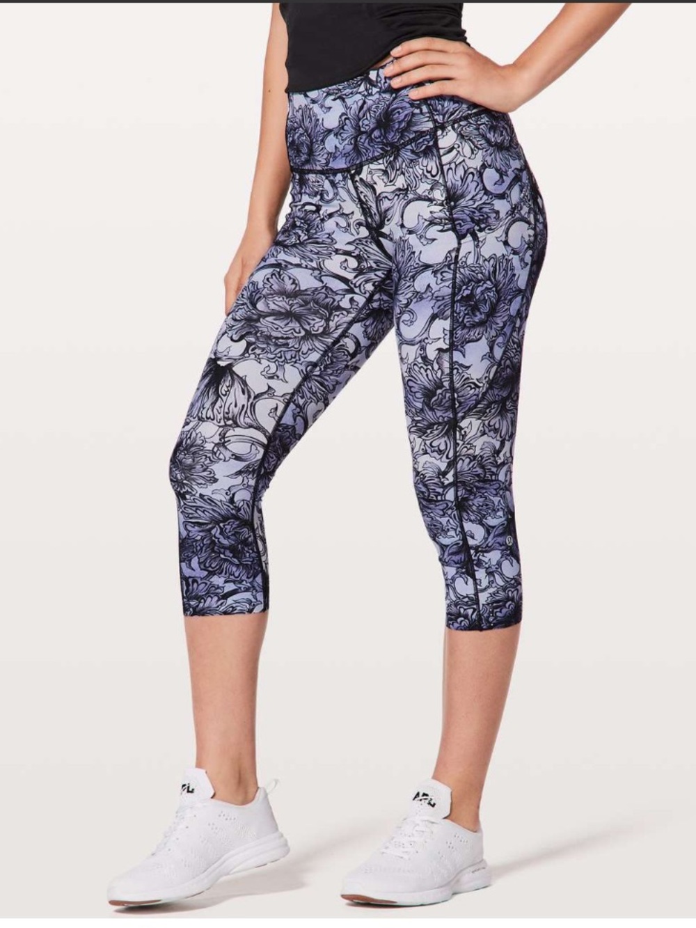 Lululemon Fast & Free Crop II *Nulux 19"